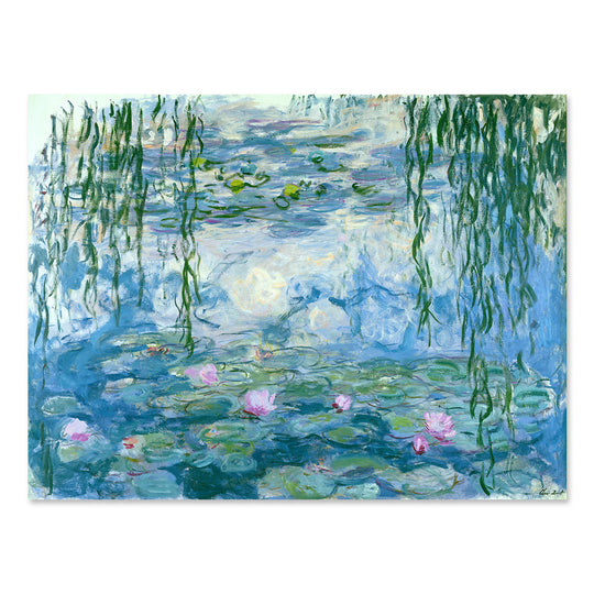 Monet Water Lillies - Stunning, faithful Hand Painted Reproduction of Monet's Classic Painting