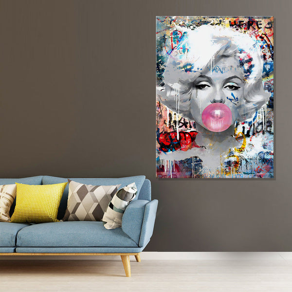 Marilyn Gum - Ready to Hang Canvas Print - CN476 - 50x70cm