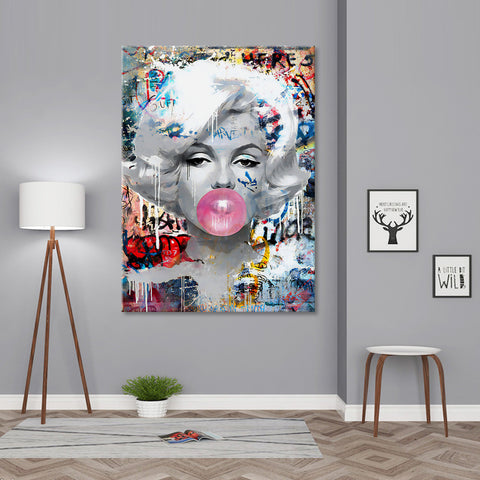 Marilyn Gum - Ready to Hang Canvas Print - CN476 - 50x70cm