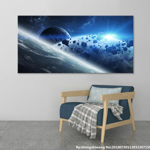 Space - Ready to hang Canvas Print - CN481 - 60x120cm