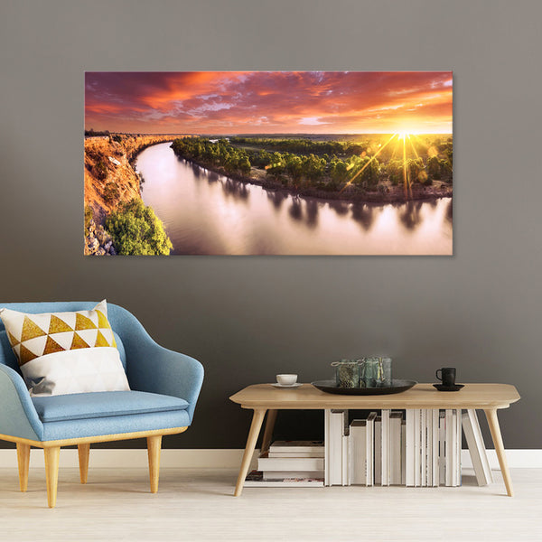Murray River - Ready to hang Canvas Print - CN484 - 70x140