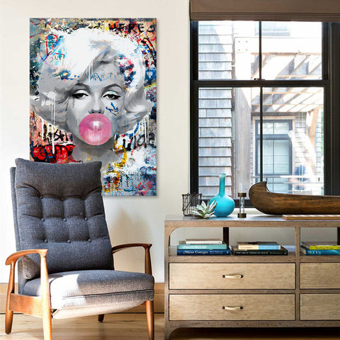 Marilyn Gum - Ready to hang Canvas Print - CN490 - 80x120cm