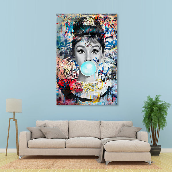 Audrey Gum - Ready to hang Canvas Print - CN491 - 80x120cm