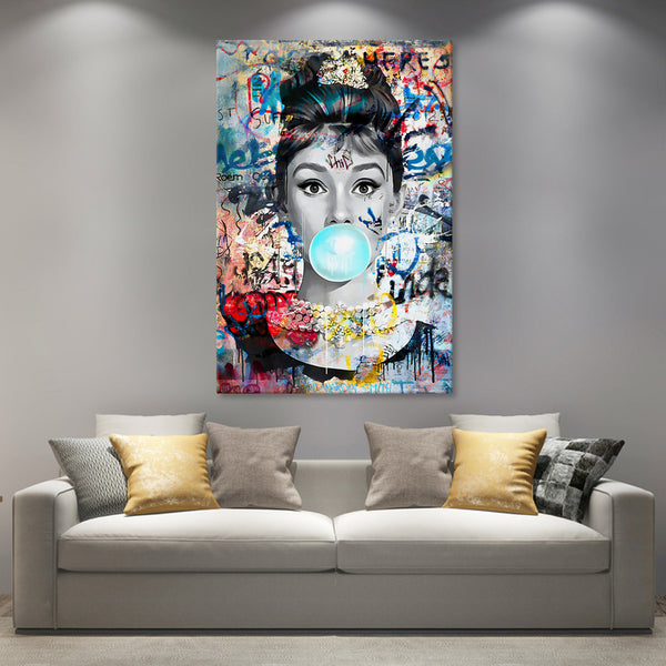 Audrey Gum - Ready to hang Canvas Print - CN491 - 80x120cm