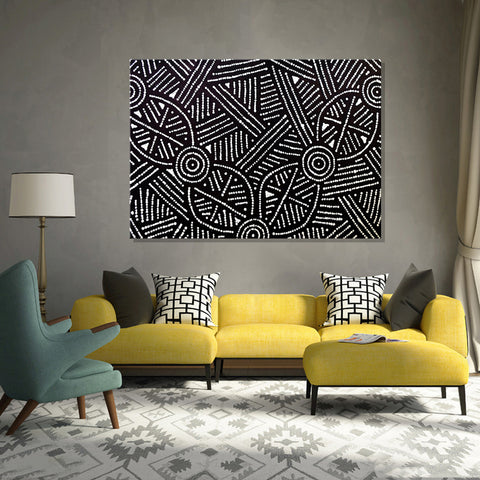 Convergence - Ready to Hand Canvas Print - CN520 - 50x70cm