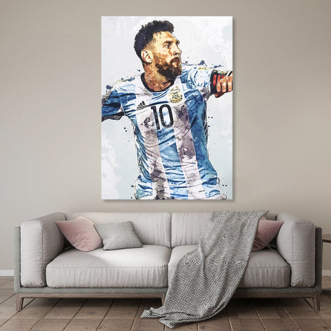 Lionel Messi - Ready to Hang Canvas Print - CN526 - 50x70