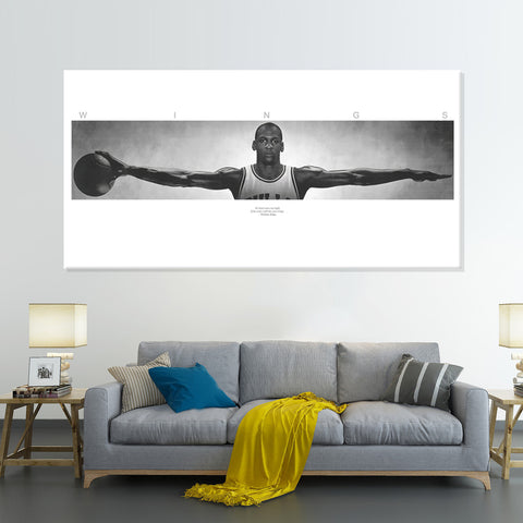 Michael Jordan Wings - Ready to Hang Canvas Print - CN529 - 40x80cm