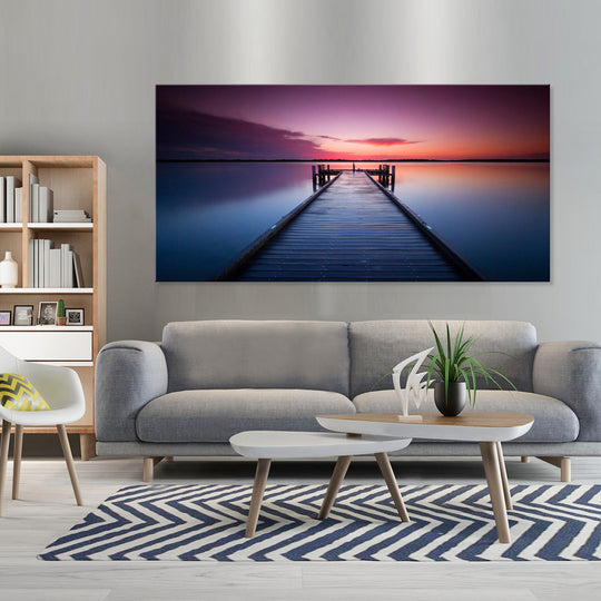 Jetty Serenity - Ready to Hang Canvas Print - CN543 - 60x120cm