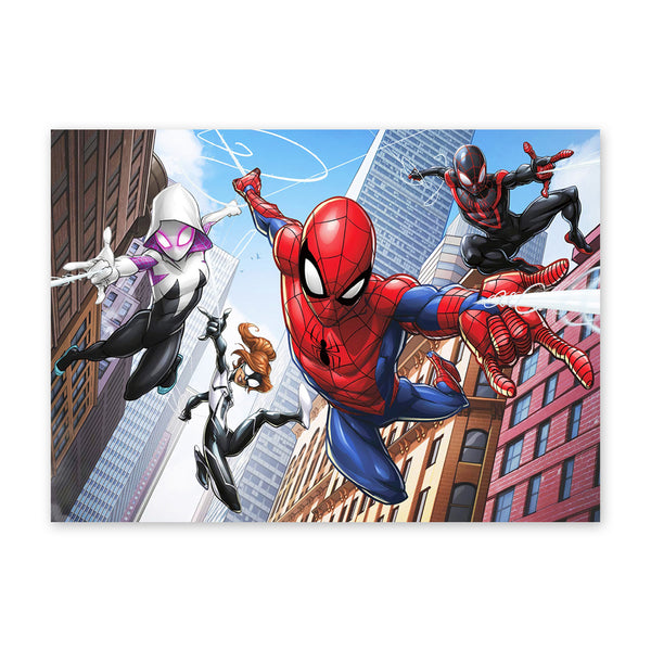 Spider-Man Team - Canvas Art Print - CN563 - 50x70cm