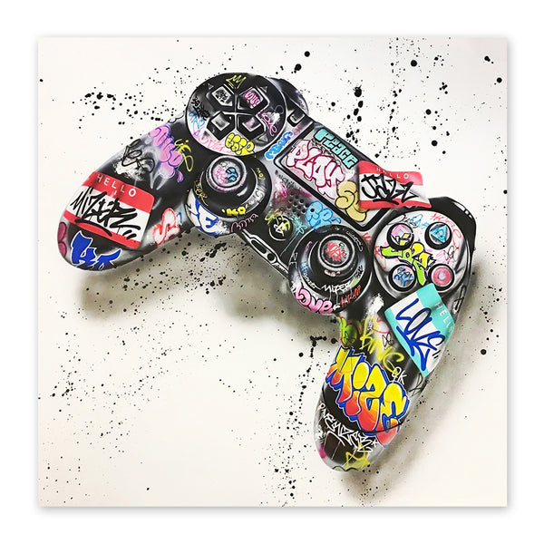 Game Controller Pop Art - Canvas Art Print - CN567 - 60x60cm