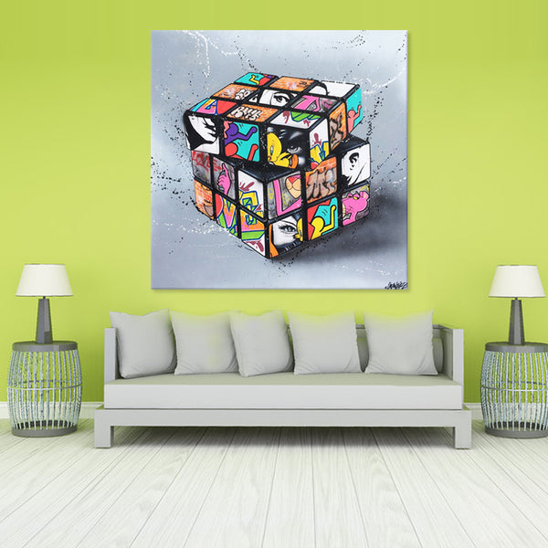 Rubix Cube Pop Art - CN568-60x60