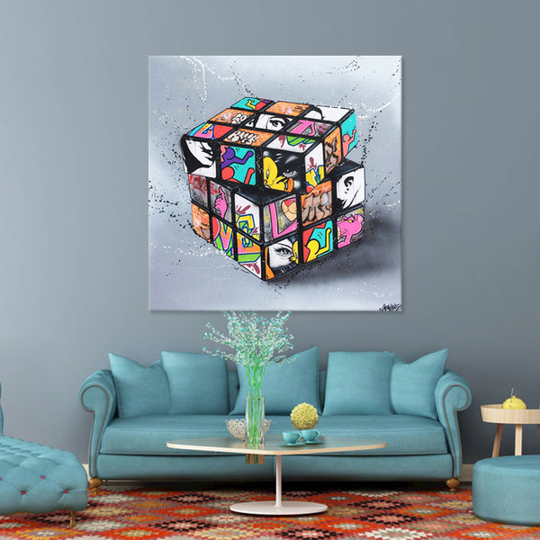 Rubix Cube Pop Art - CN568-60x60