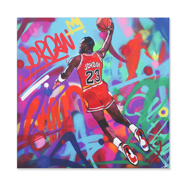 Michael Jordan - Ready to hang Canvas Print - CN583 - 75x75cm