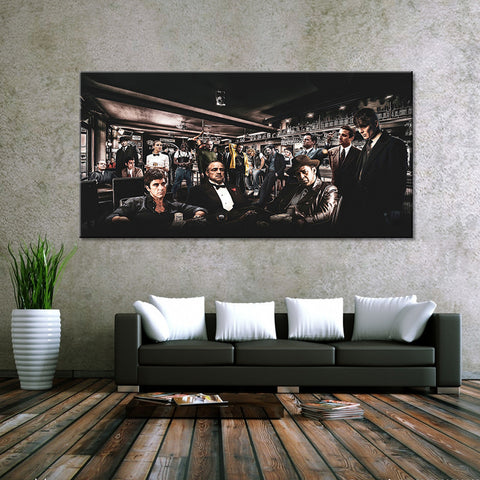 Gangsters - Canvas Art Print - CN737 - 60x120