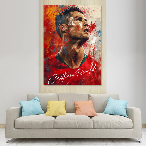 Cristiano Ronaldo - Canvas Art Print - 50x70cm - CN745