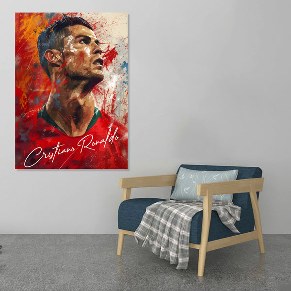 Cristiano Ronaldo - Canvas Art Print - 50x70cm - CN745