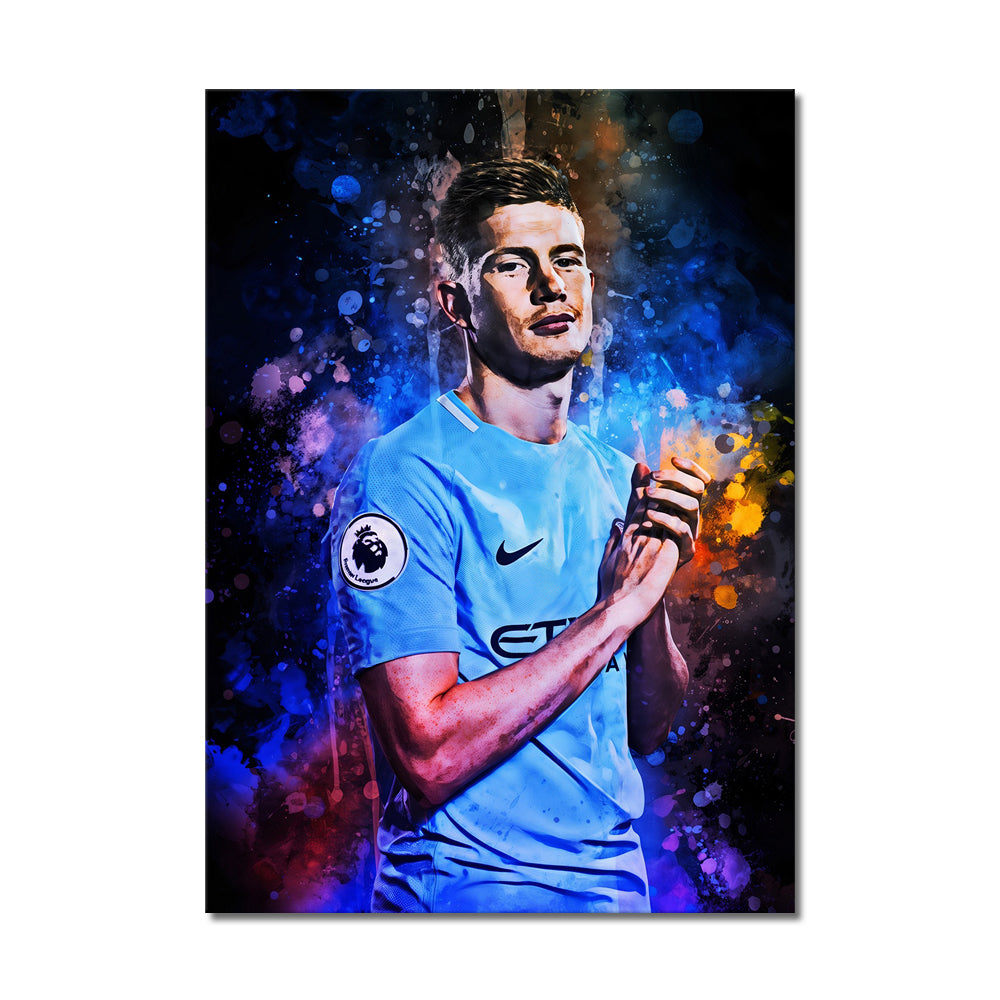 Kevin De Bruyne - Canvas Art Print -  cn755 - 50x70cm