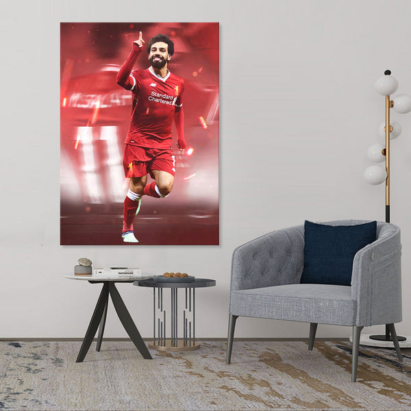 Mo Salah - Canvas Art Print - CN756 - 50x70cm