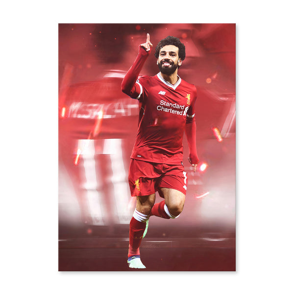 Mo Salah - Canvas Art Print - CN756 - 50x70cm