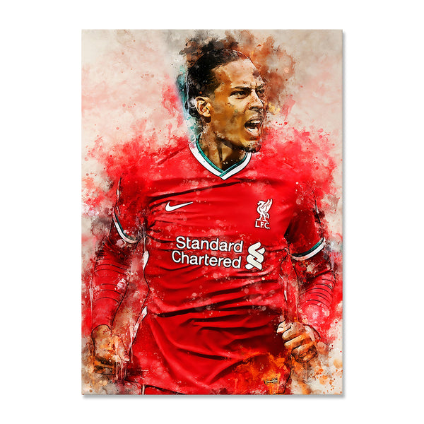 Virgil Van Dijk - Canvas Art Print - CN757 - 50x70cm