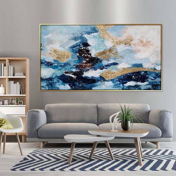 Summit of Abstraction - Embellished Art with Floating Frame - CNL376 - 80x150cm