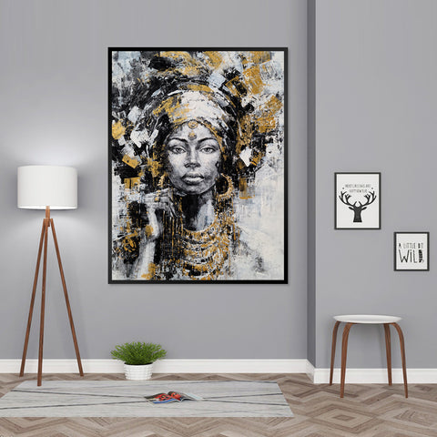 Ablazing Beauty - Embellished Art with Floating Frame - CNL393 - 100x150cm