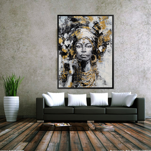 Ablazing Beauty - Embellished Art with Shadow Frame - CNL394 - 60x90cm