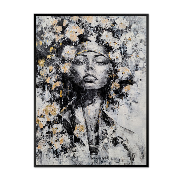 Enamouring Beauty - Embellished Art with Shadow Frame - CNL396 - 60x90cm