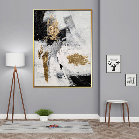 Gold's Tenacity - Embellished Art with Floating Frame - CNL398 - 75x100cm