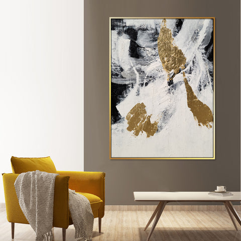 Gold's Tenaciousness - Embellished Art with Floating Frame - CNL399 - 75x100cm