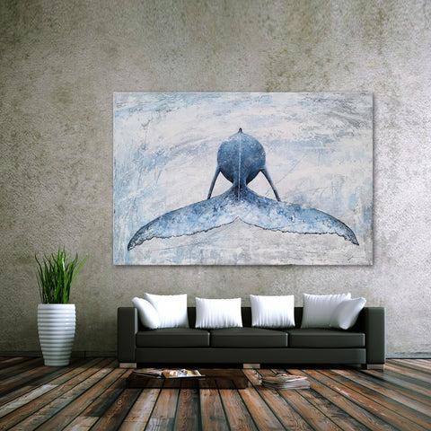 Ready to hang Hand Embellished Mix Media ART -  EA414-90x120cm