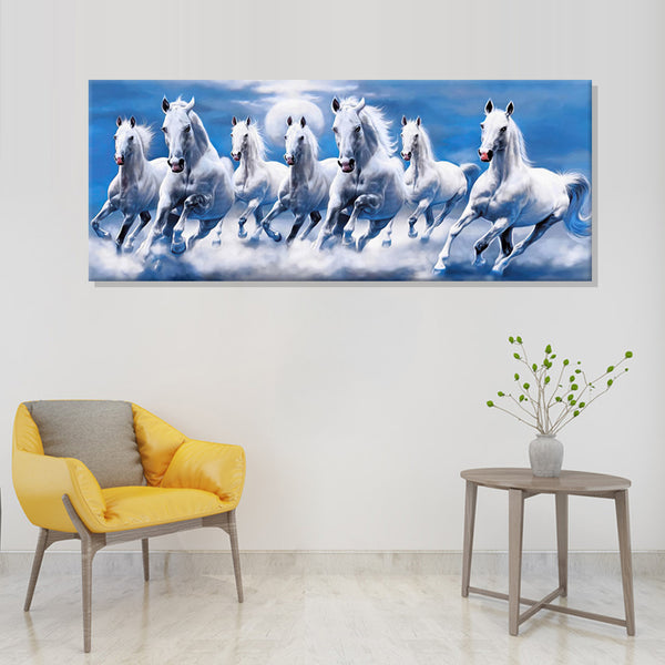 Graceful Equines - Canvas Print Art - JP722 - 80x200cm