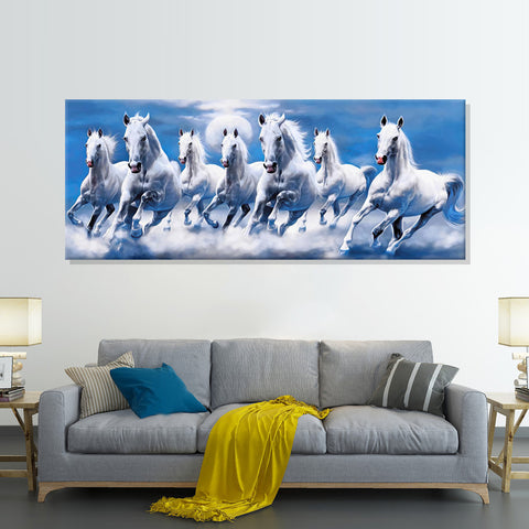 Graceful Equines - Canvas Print Art - JP722 - 80x200cm