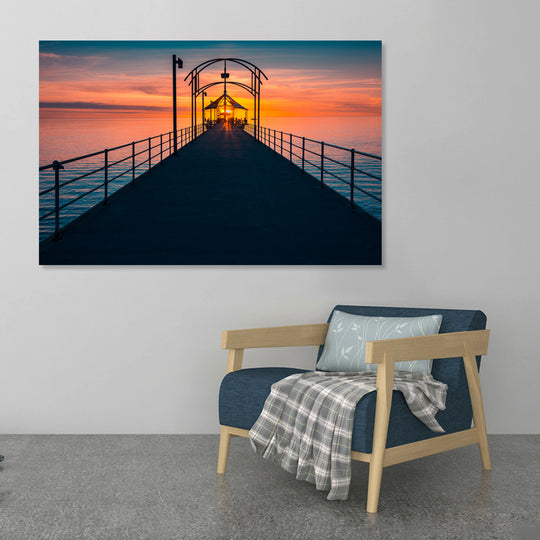 Adelaide's Brighton Jetty - Canvas Art Print - JP765