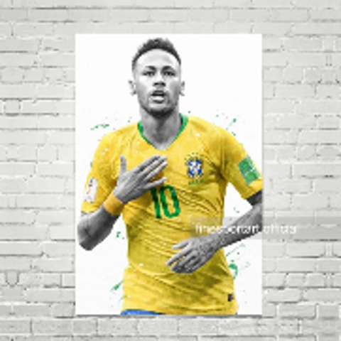 Neymar (Yellow Shirt) CN550-50x70