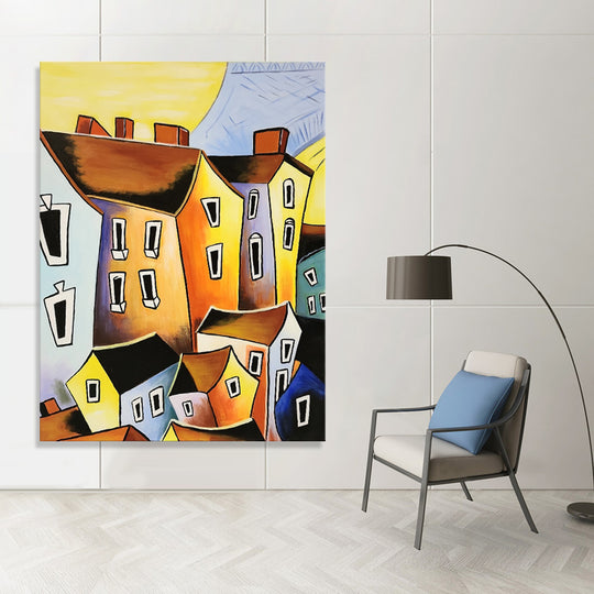 City Groove - Hand Painted ART YA405 - 75x100cm