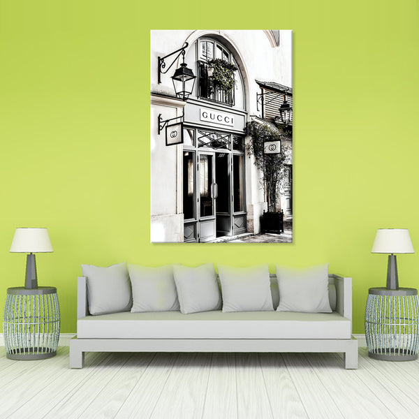 Fashion Shop Front - Canvas Art Print - 50x70cm - CN572