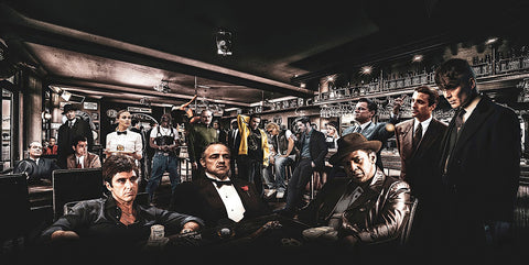 Gangsters - Canvas Art Print - CN737 - 60x120