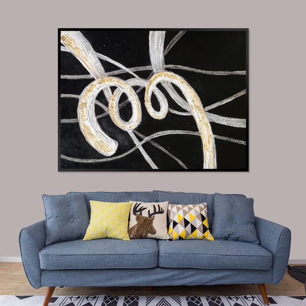 Looping Path - Embellished Art with Floating Frame - CNL422 - 100x150cm