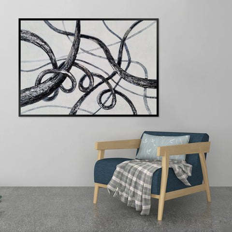 Mingling Chaos - Embellished Art with Shadow Frame - CNL423 - 100x150cm