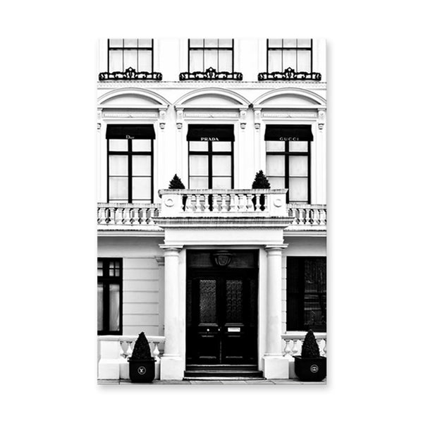 Fashion Store Front - Canvas Art Print - JP704