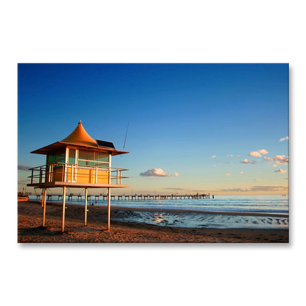 Adelaide's Glenelg Beach - Canvas Art Print - JP763