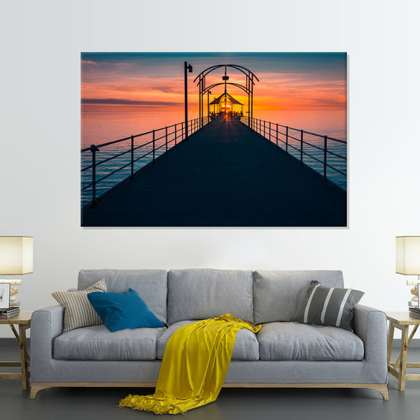 Adelaide's Brighton Jetty - Canvas Art Print - JP765