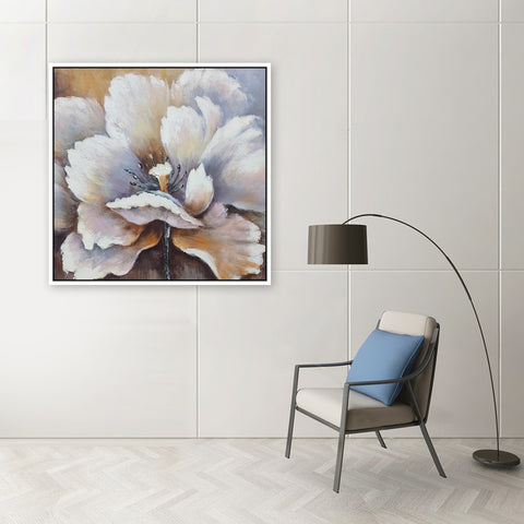 Whispers of Nature - Beautiful Floral Painting size 100x100cm