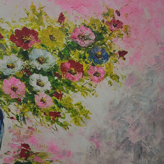 Floral Symphony – Bursting with Vibrancy size 80x150cm