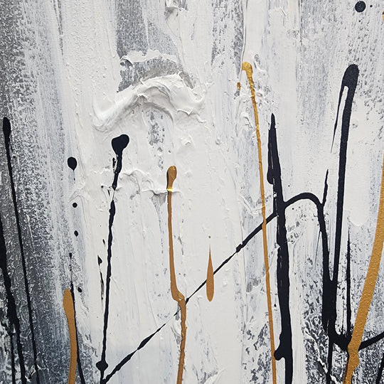 Entranced by the Exotic - Highly Textural Modern Abstract Art 100x240cm