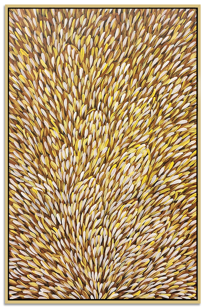 Bush Medicine Leaves - Modern Hand Painted ART Size 90x140cm