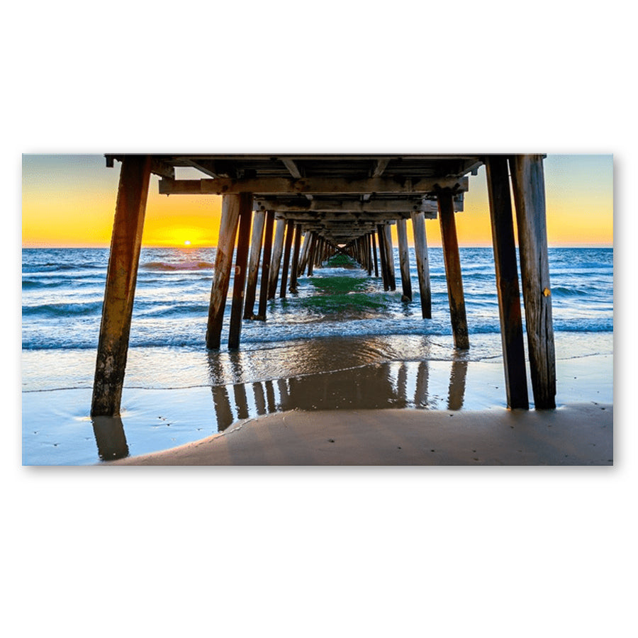 Sunset at Henley Beach - Canvas Print ART - CN101 - Asst Sizes