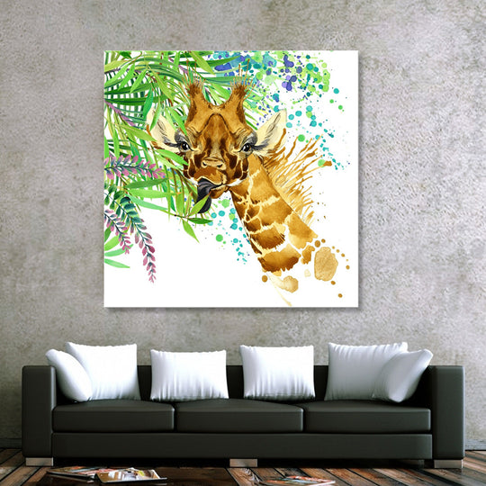 Sweet Leaves - Canvas Print ART-CN153-60x60cm