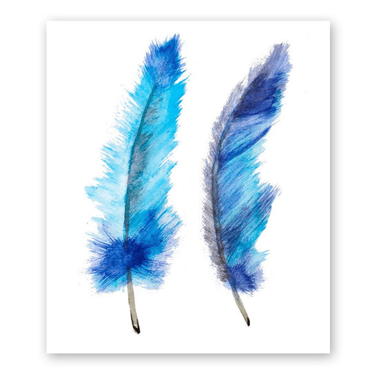 Two Feathers of Ether 1(of2) - Canvas Print ART-CN160-50x60cm